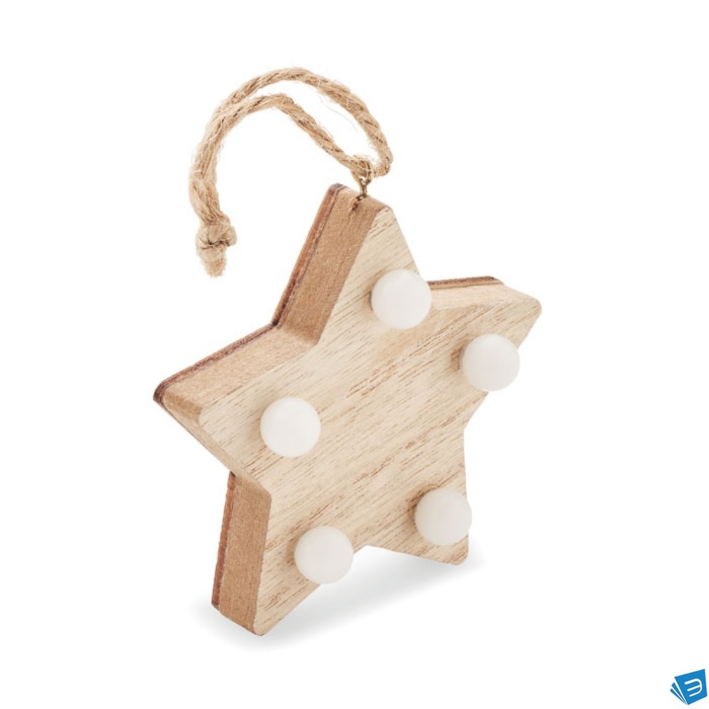 Albero in legno con luci