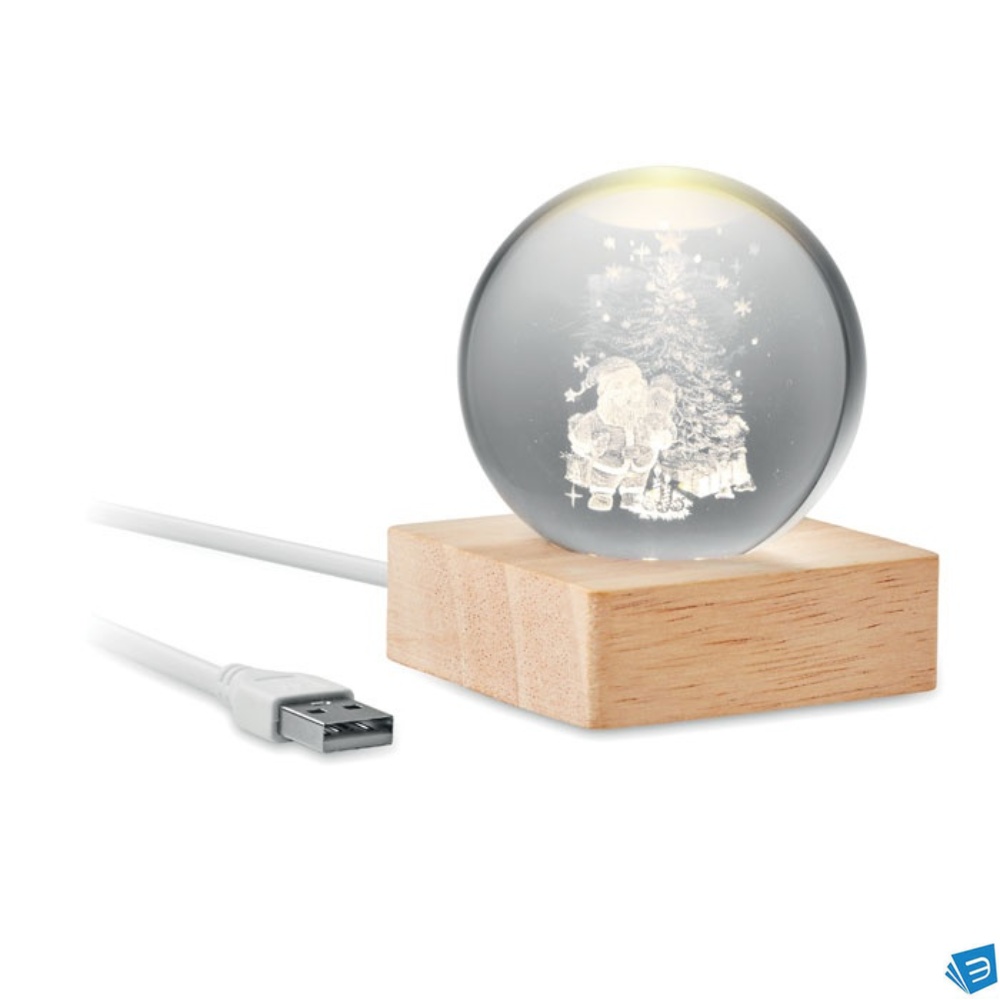 Palla di Natale con LED