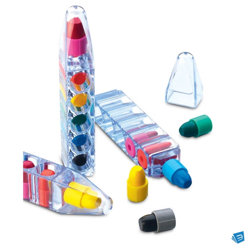 Set 6 pastelli a cera