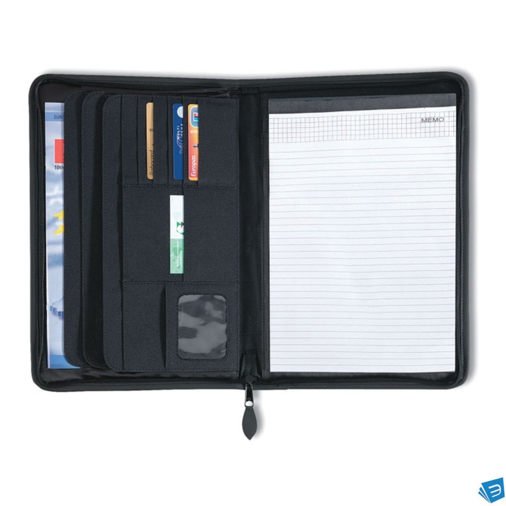 Portablocco A4 chiusura a zip
