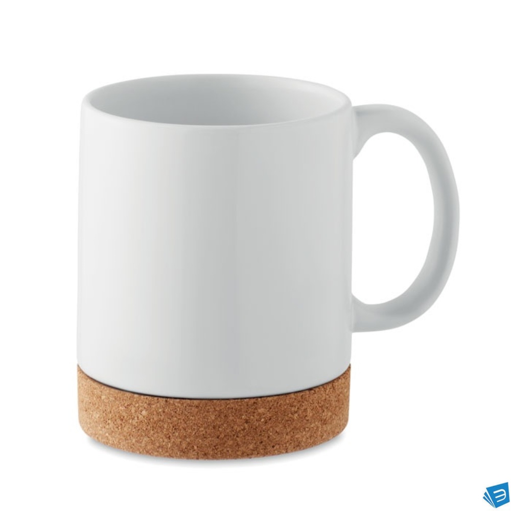 Tazza in ceramica e sughero