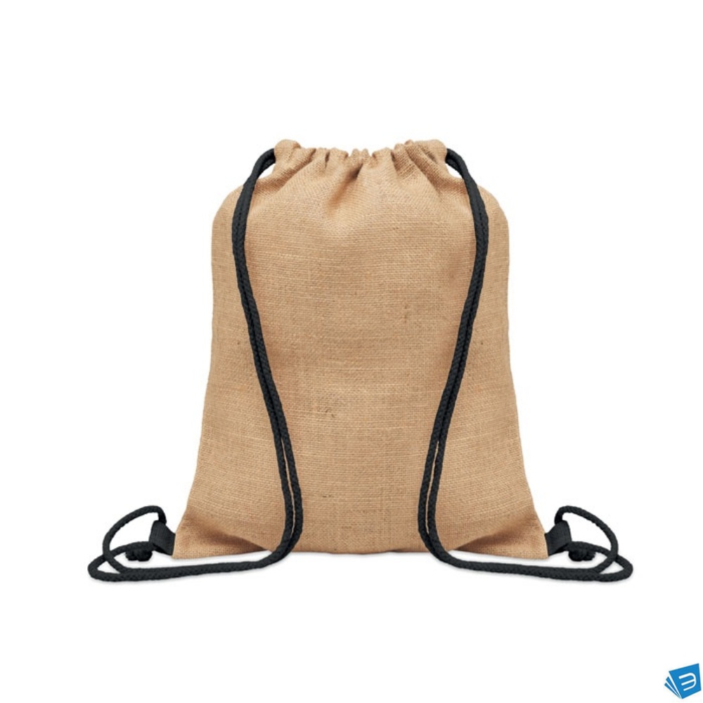Borsa con coulisse in iuta