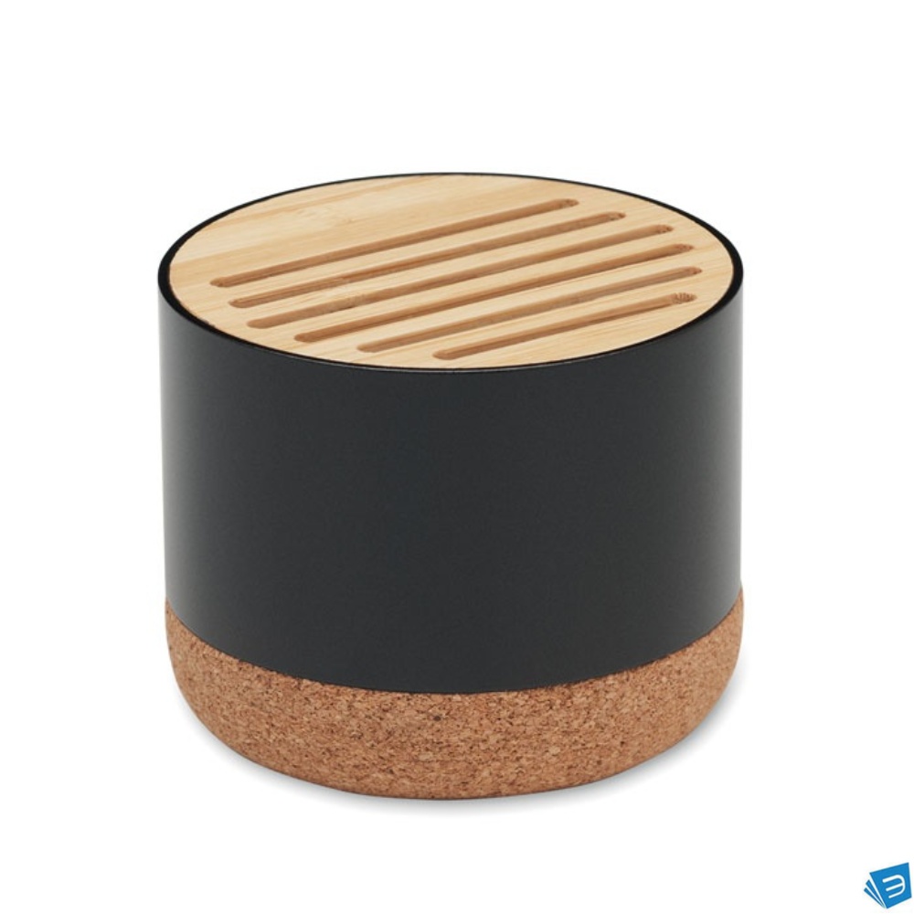 Speaker in sughero e alluminio
