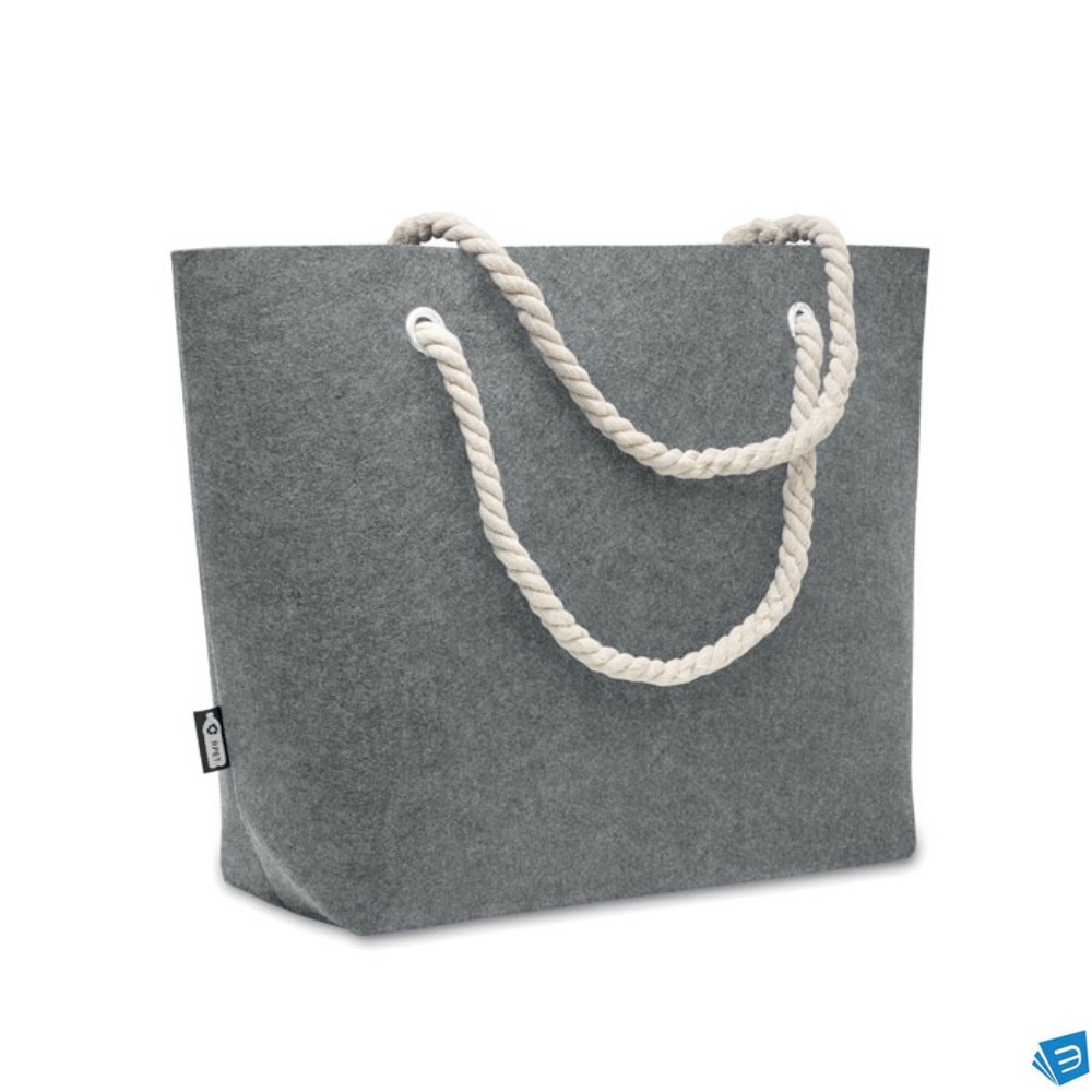 Borsa da spiaggia in feltro RPET