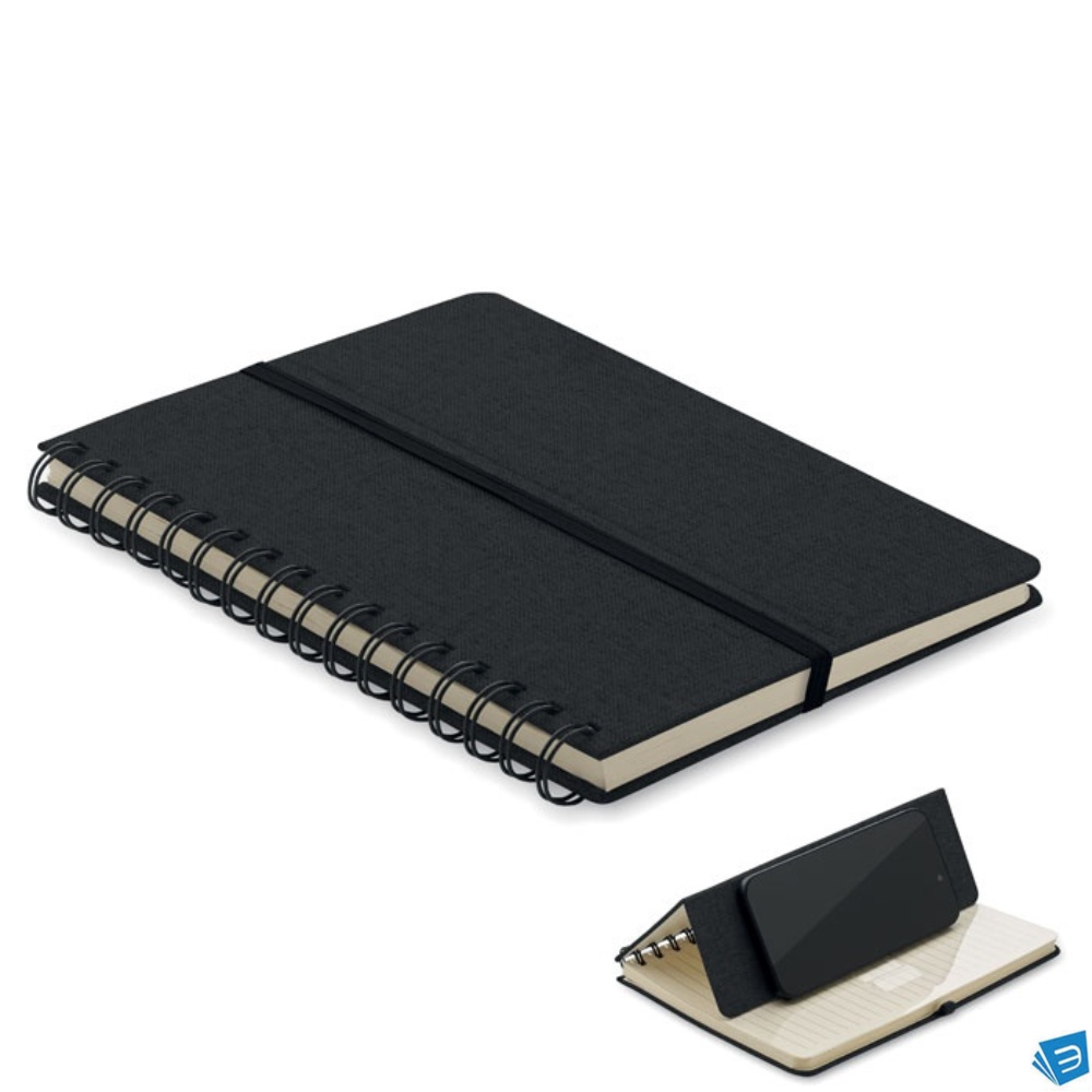 Notebook A5 con supporto per telef