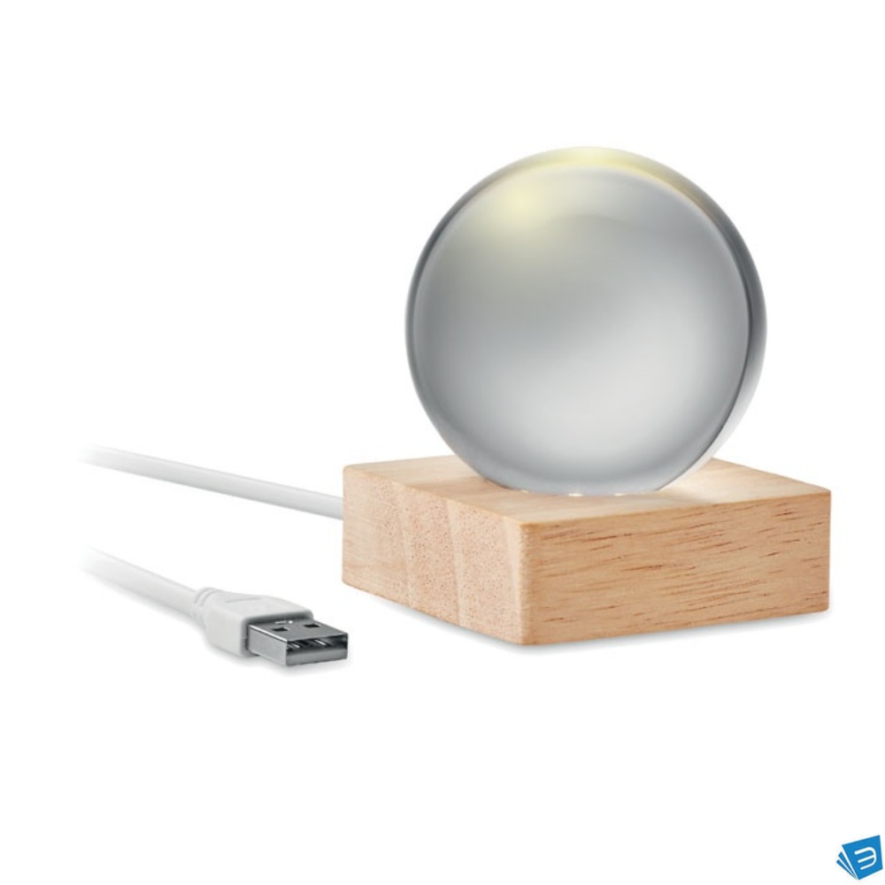 Palla di vetro a LED