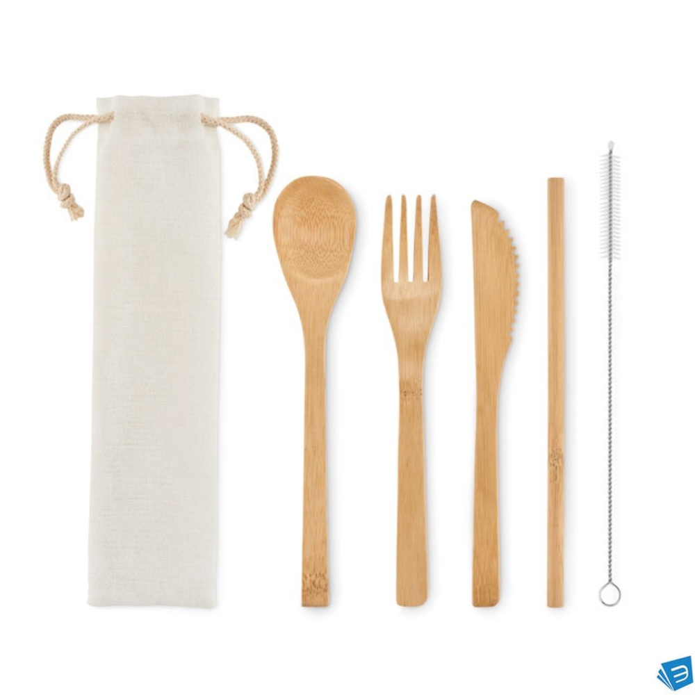 Set posate in bamboo