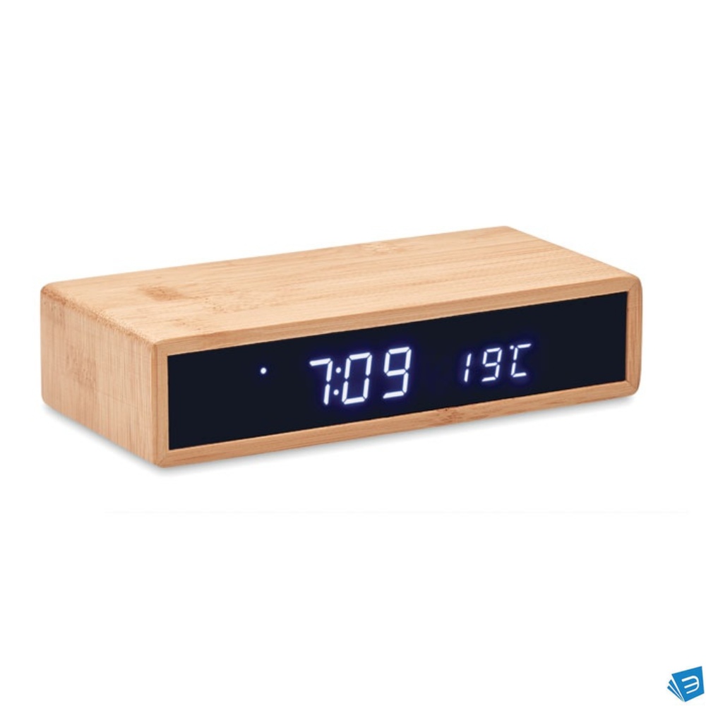 Caricatore wireless in bamboo