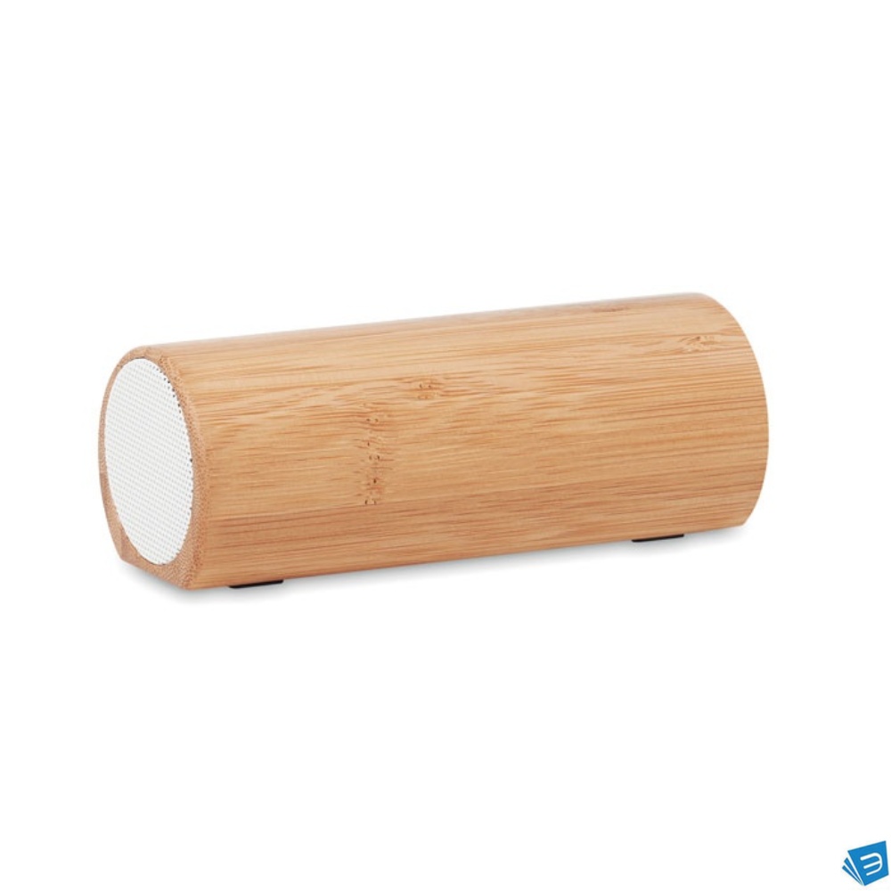Speaker in bamboo
