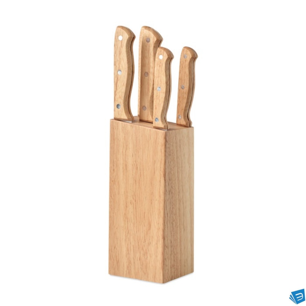 Set ceppo e 6 coltelli