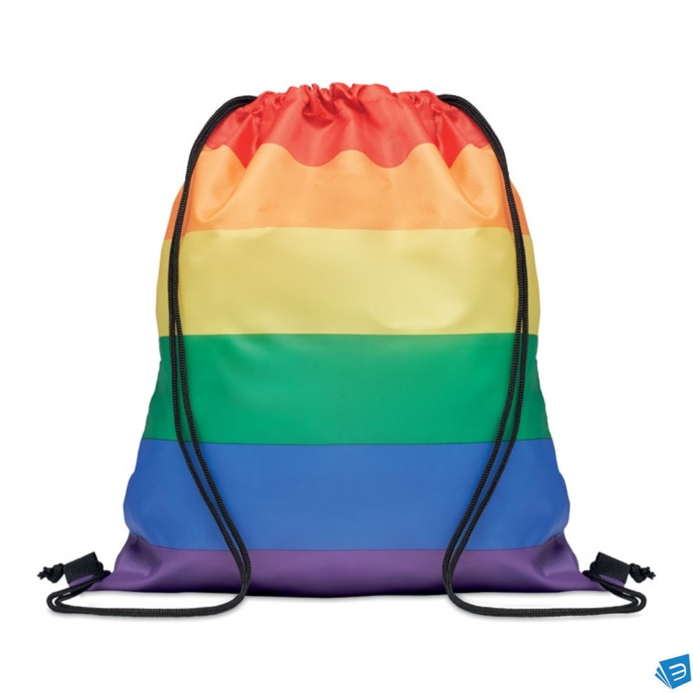 Sacca in RPET arcobaleno