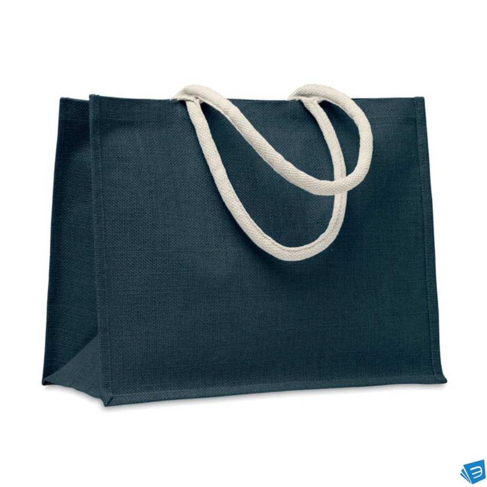 Borsa in iuta. Manici in cotone