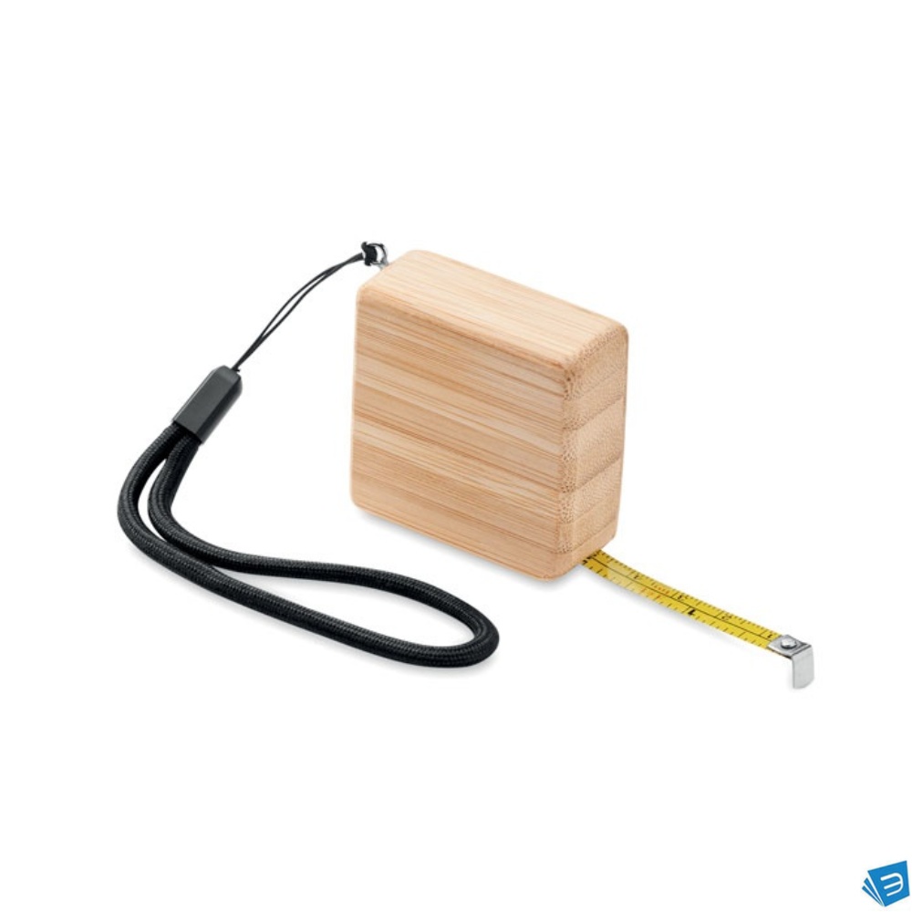 Metro retrattile in bamboo 1m