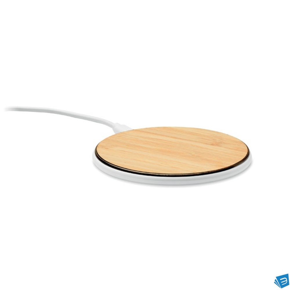 Caricatore wireless in bamboo