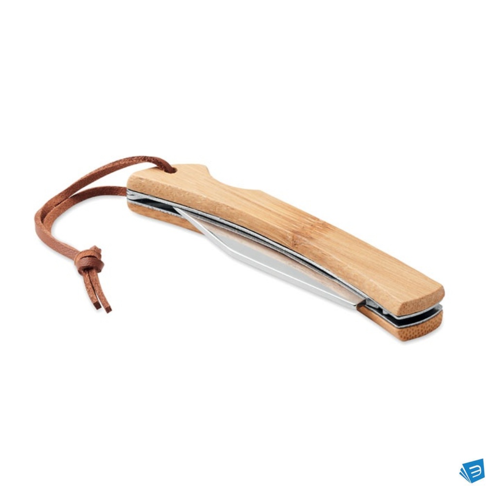 Coltello pieghevole in bamboo