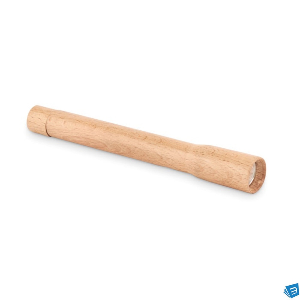 Torcia in legno con luce COB