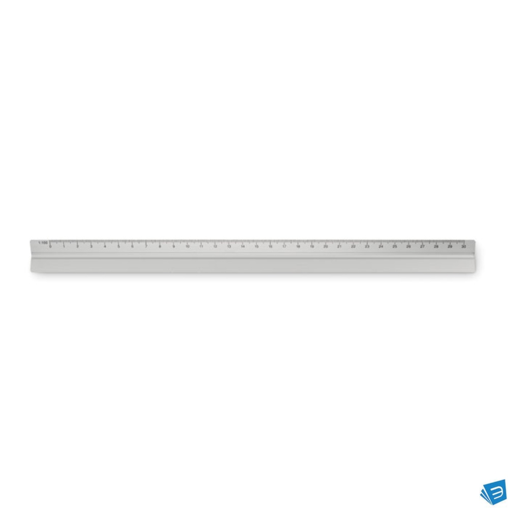 Righello 30 cm in alluminio
