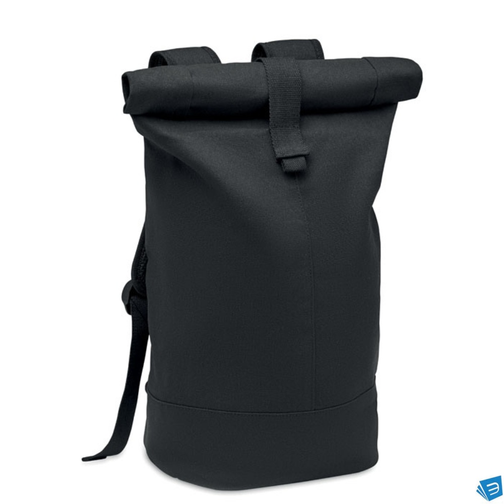 Zaino in tela lavata Rolltop