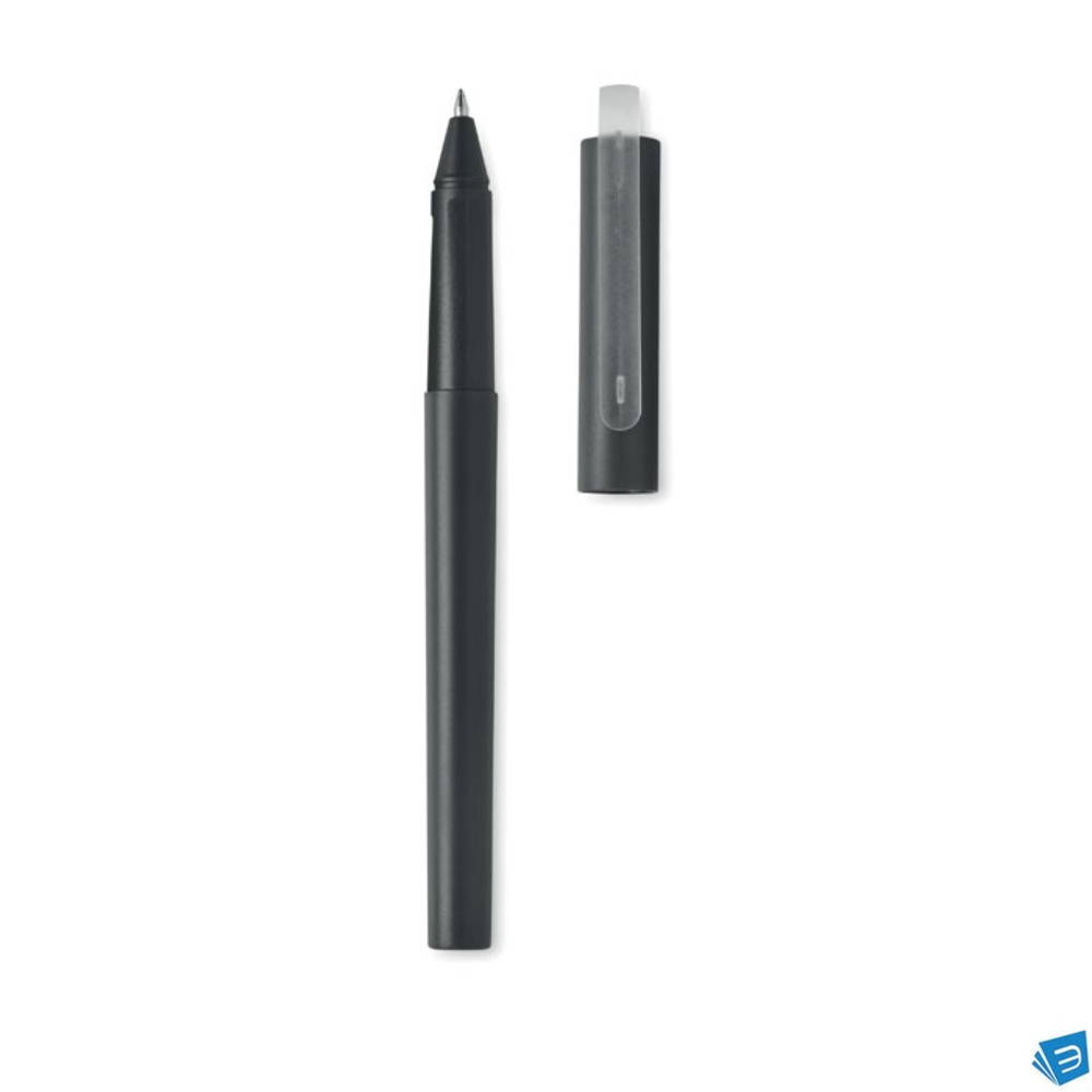Penna a sfera gel blu RPET