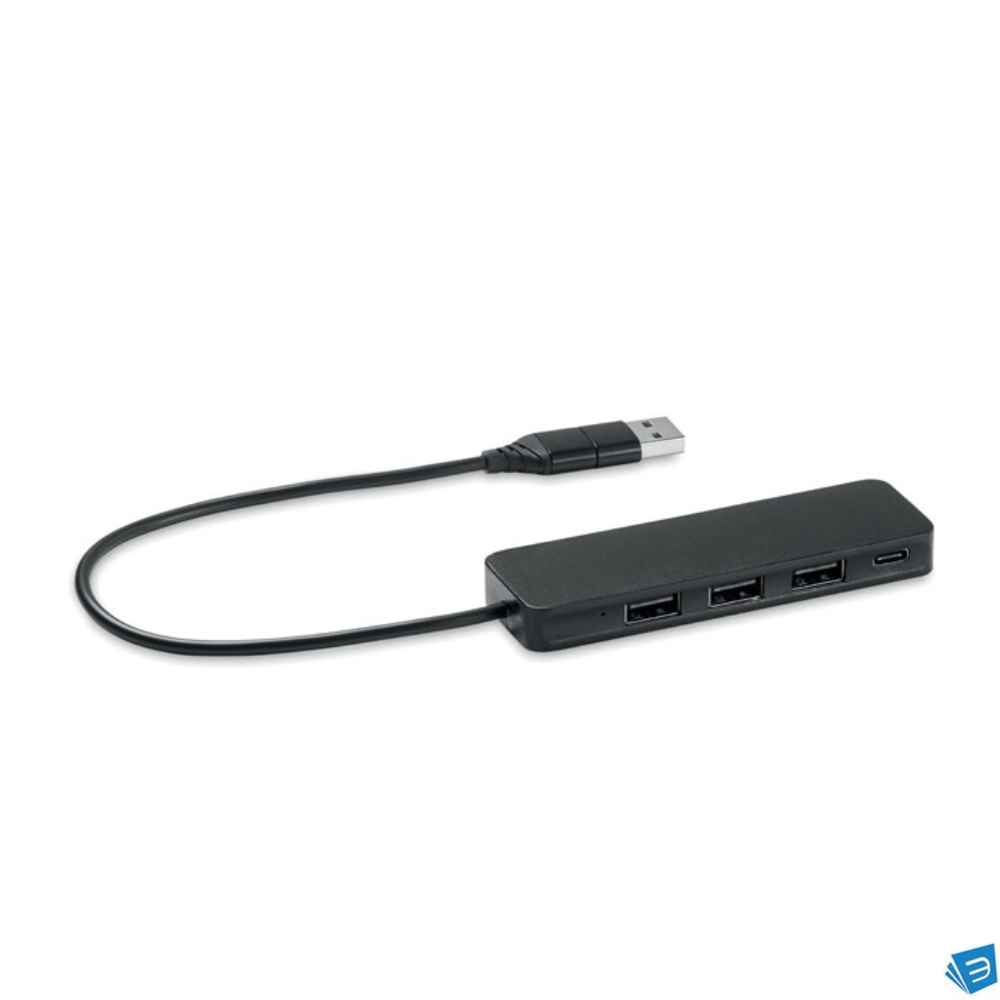 Hub USB-C a 4 porte