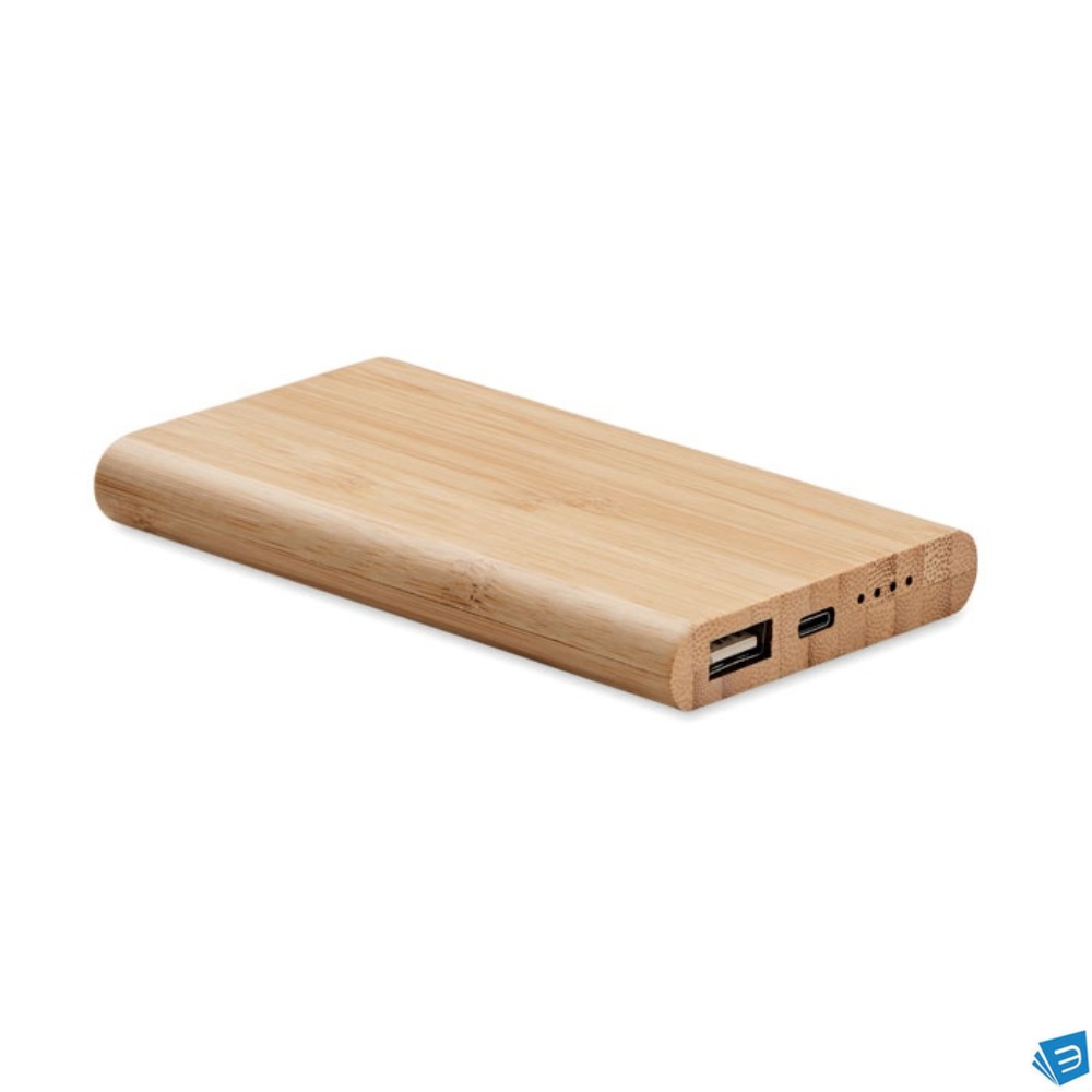 Power bank in bamboo da 4000mAh