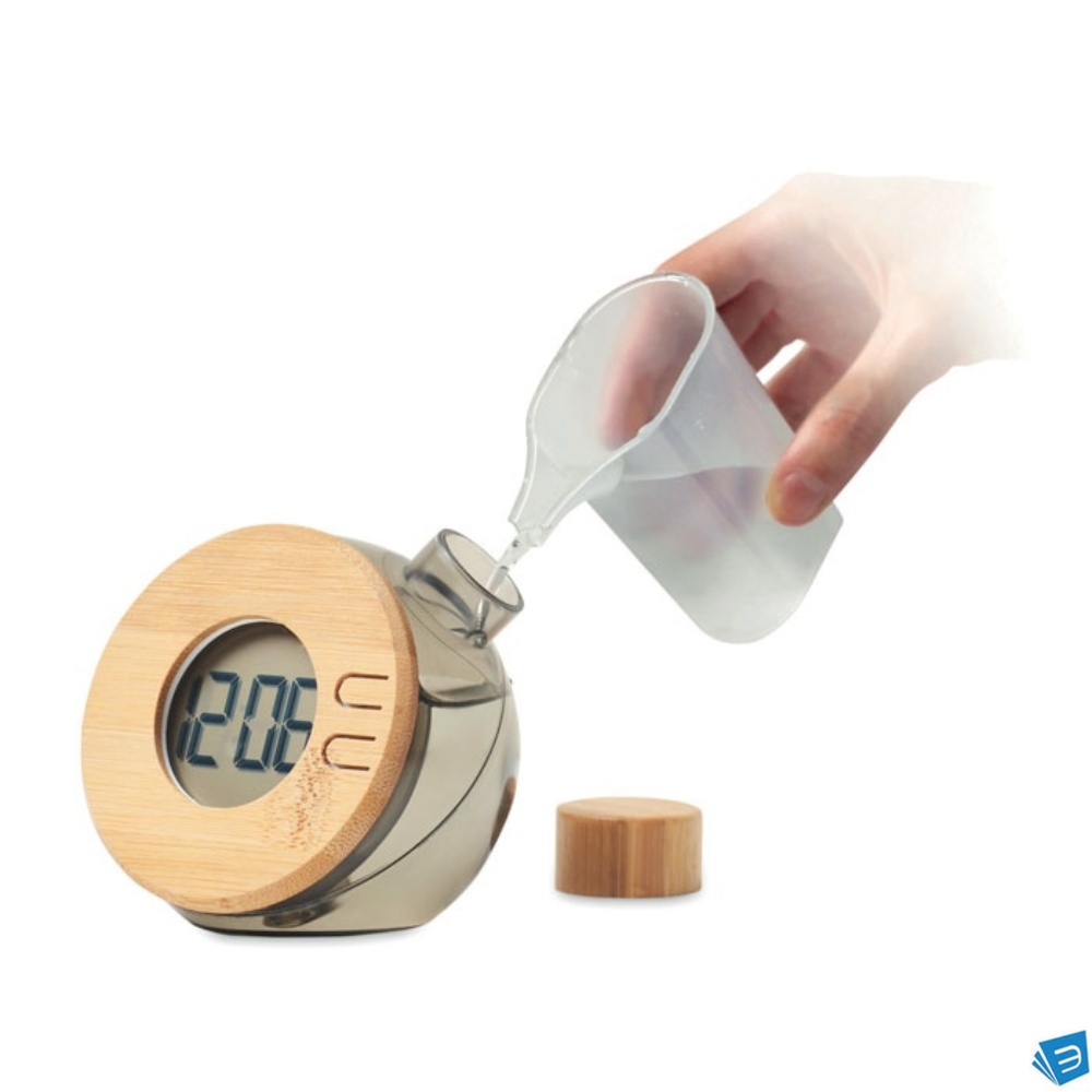 Orologio alimentato ad acqua