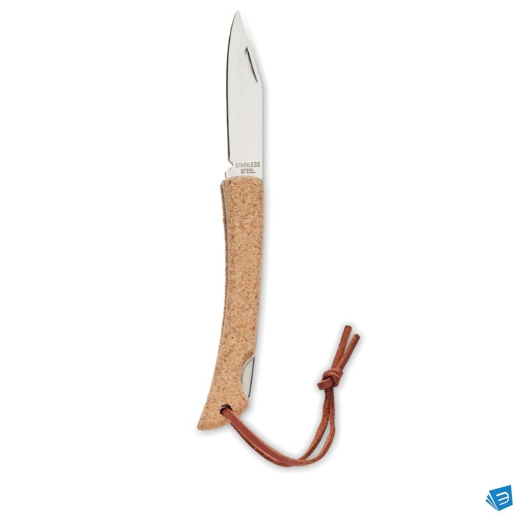 Coltello pieghevole in sughero