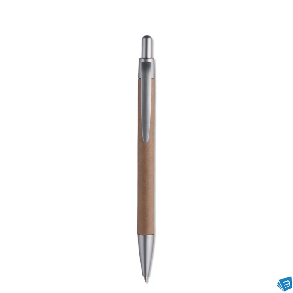 Penna a sfera con fusto in car