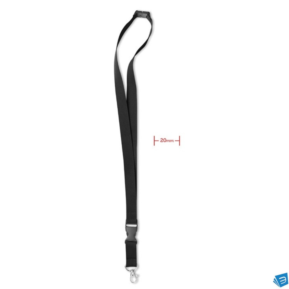 Lanyard con moschettone