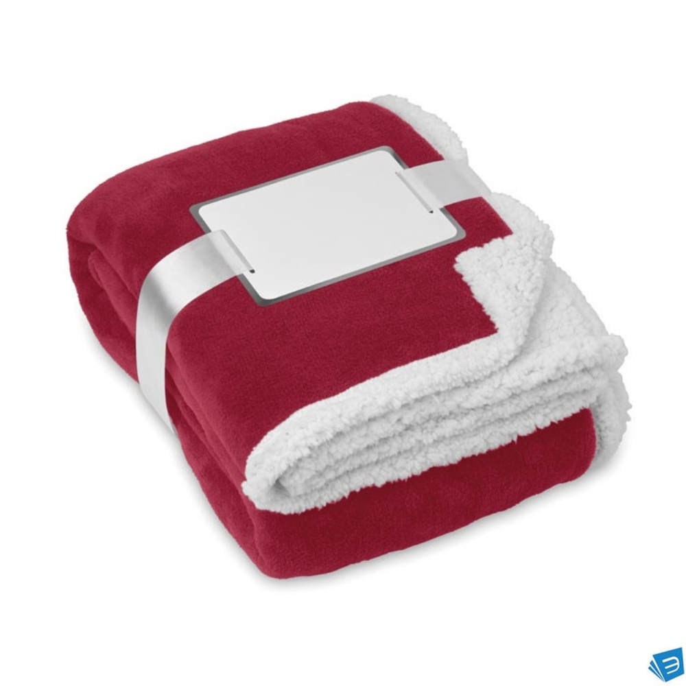 Coperta in pile e sherpa