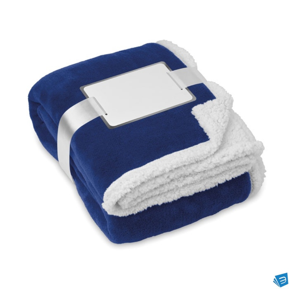 Coperta in pile e sherpa