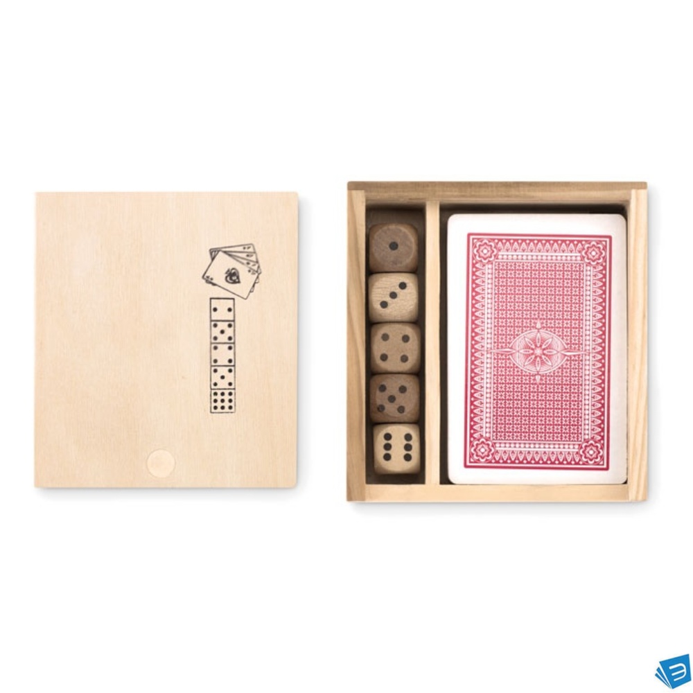 Set gioco carte e dadi