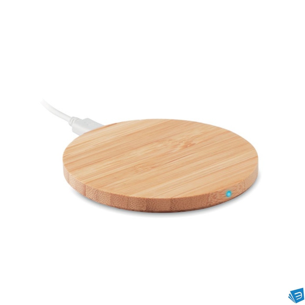 Caricatore wireless in bamboo