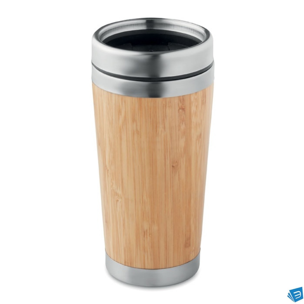 Thermos doppio strato bamboo 400ml