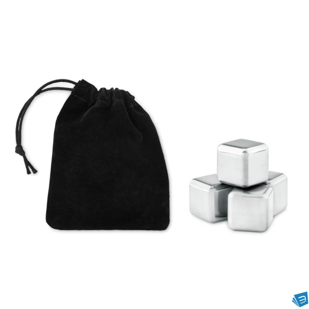 Set di 4 cubetti ghiaccio