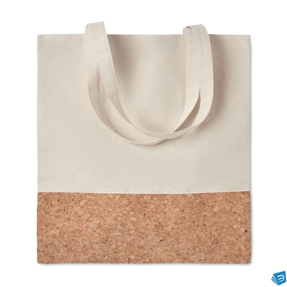 Shopper c/dettagli in sughero