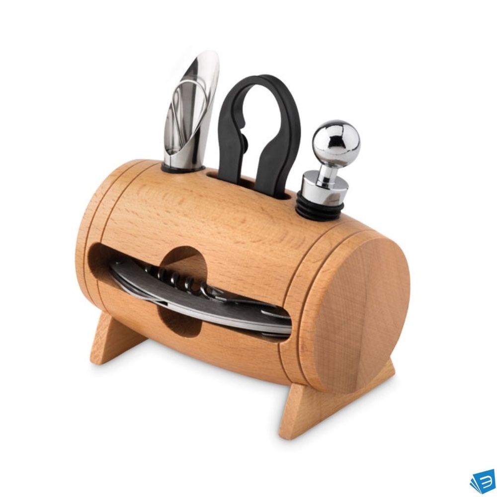 Set vino a forma di botte