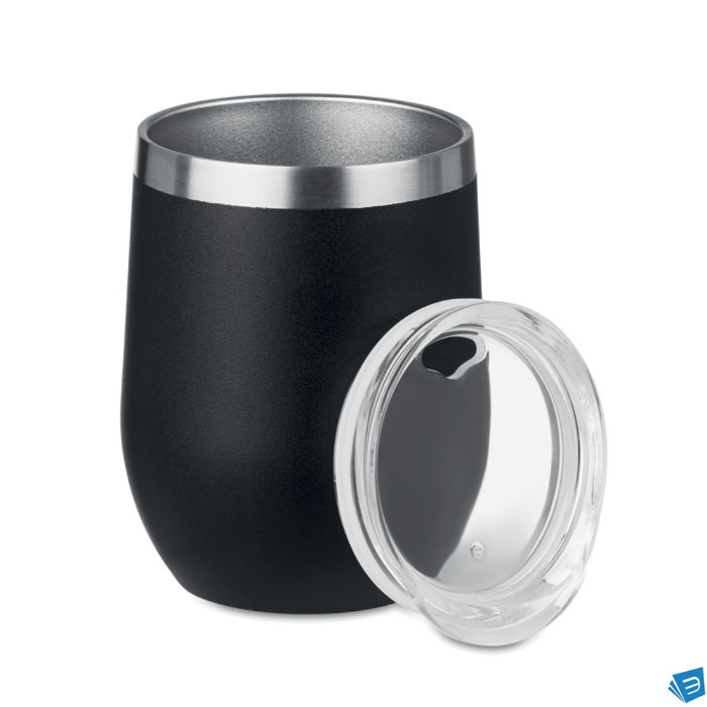Bicchiere vino doppio strato