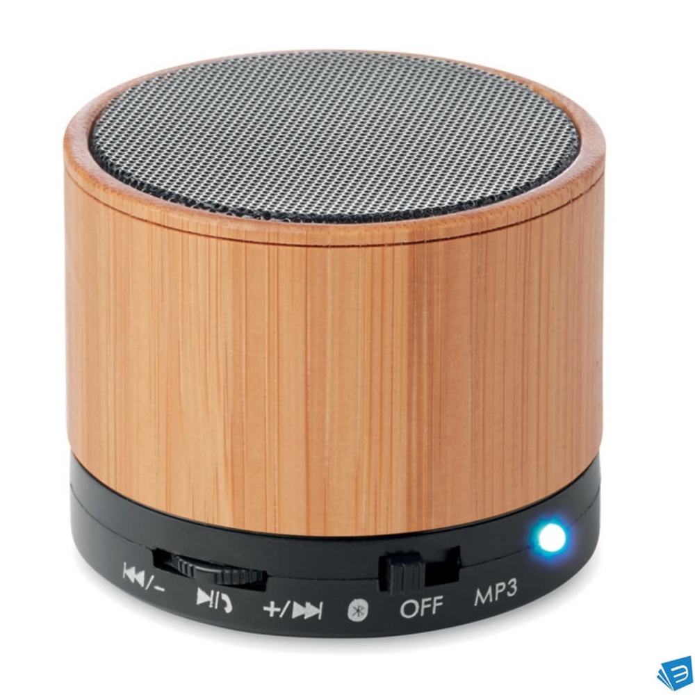 Speaker wireless in bamboo