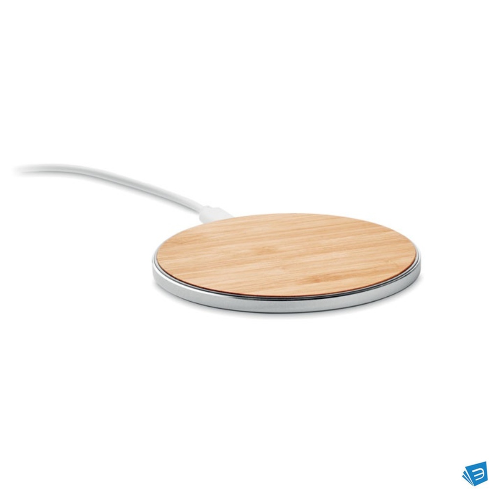 Caricatore wireless in bamboo