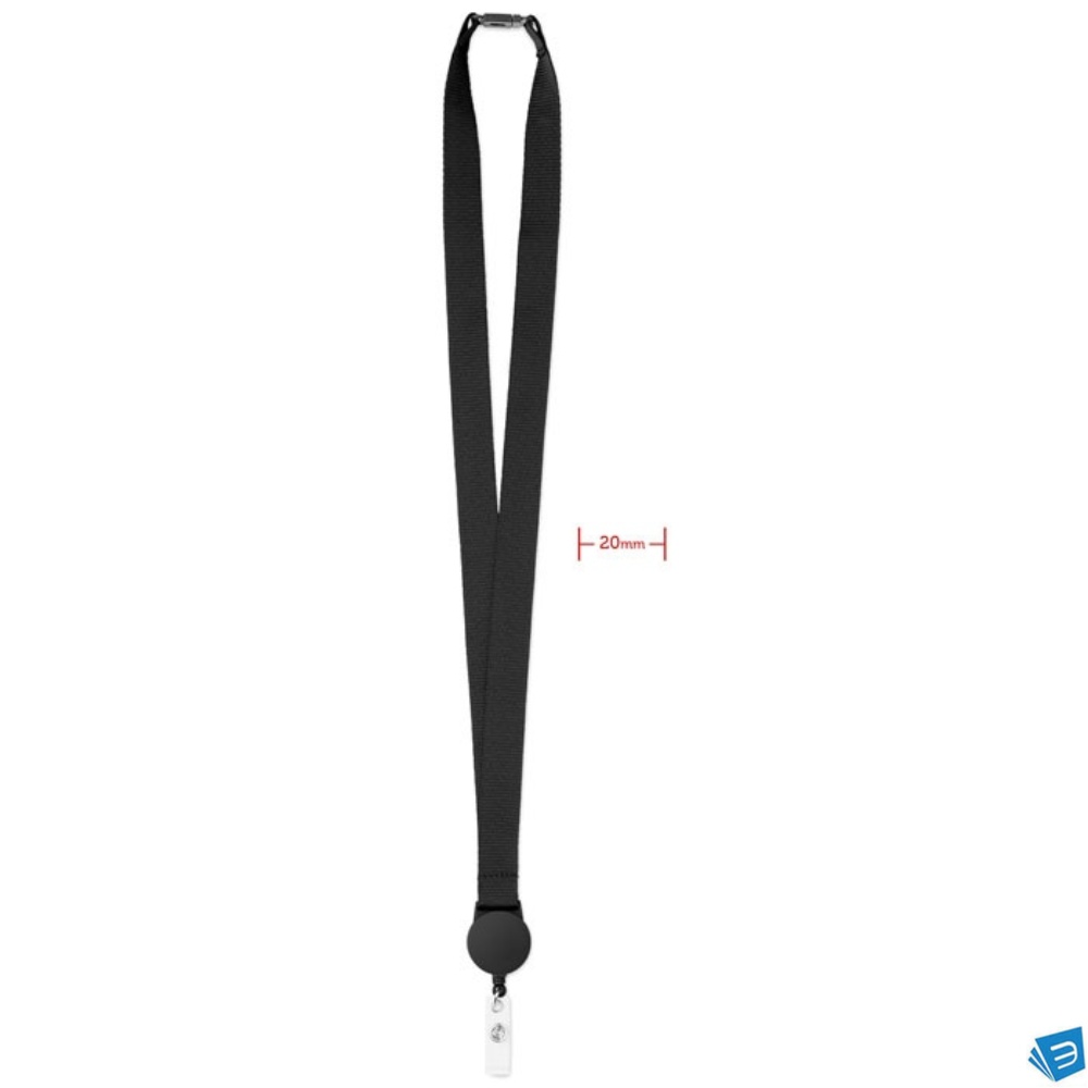 Lanyard con badge estraibile
