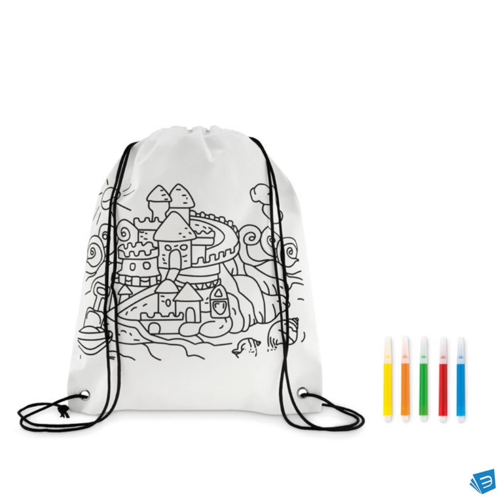 Sacca da colorare in non woven