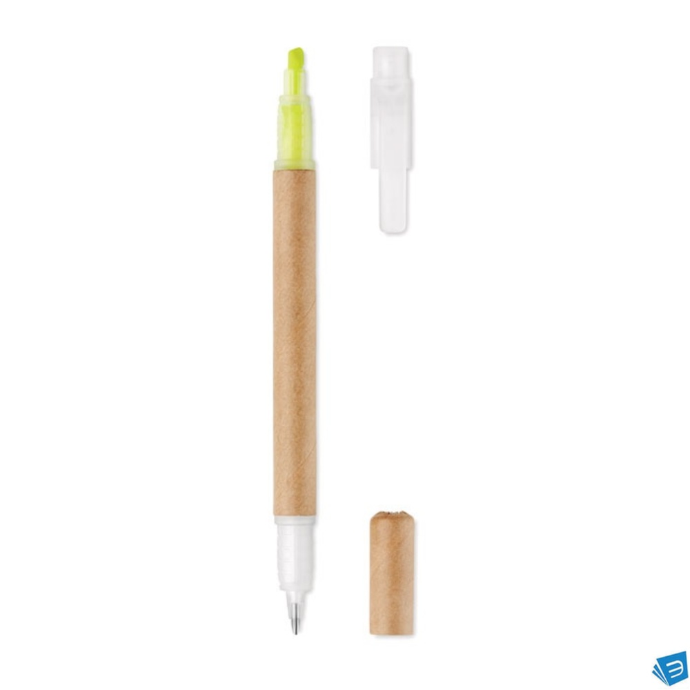 2 in 1 penna ed evidenziatore
