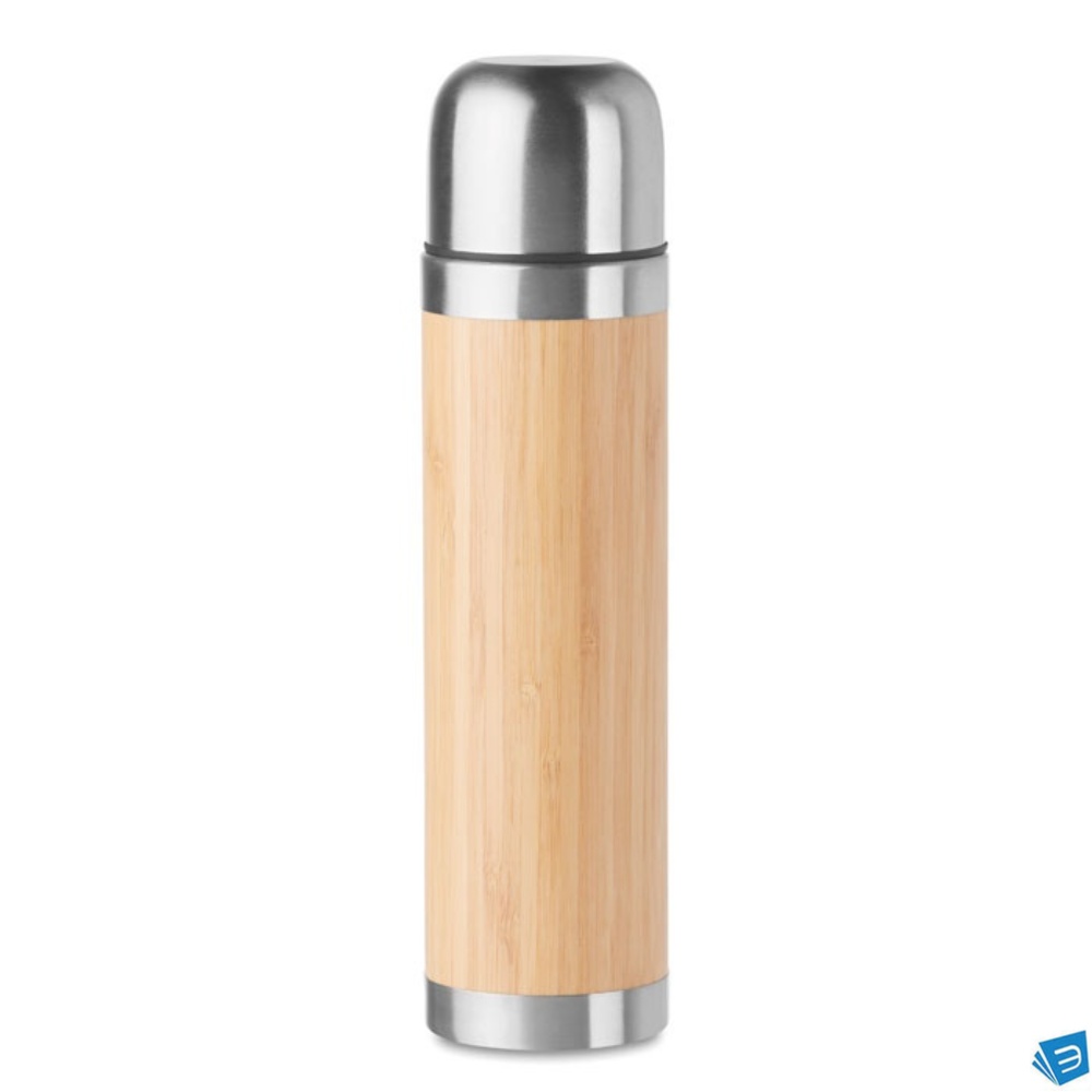 Thermos rivestito in bamboo