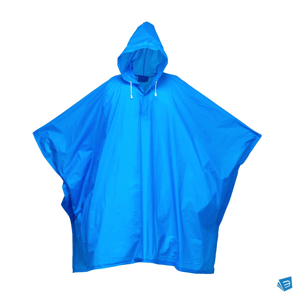 Poncho impermeabile in PVC, inserito in bustina