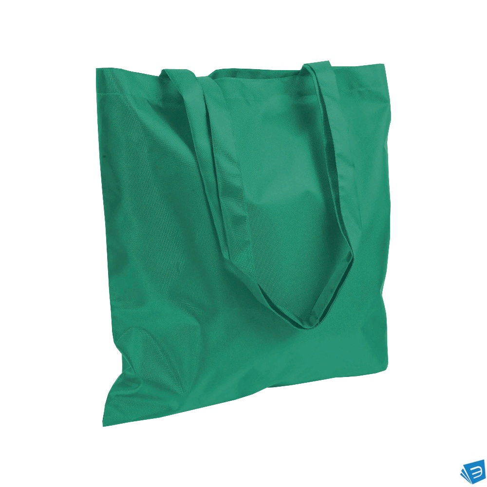 Shopper in poliestere 420D resistente al calore, adatta per la stampa a sublimazione