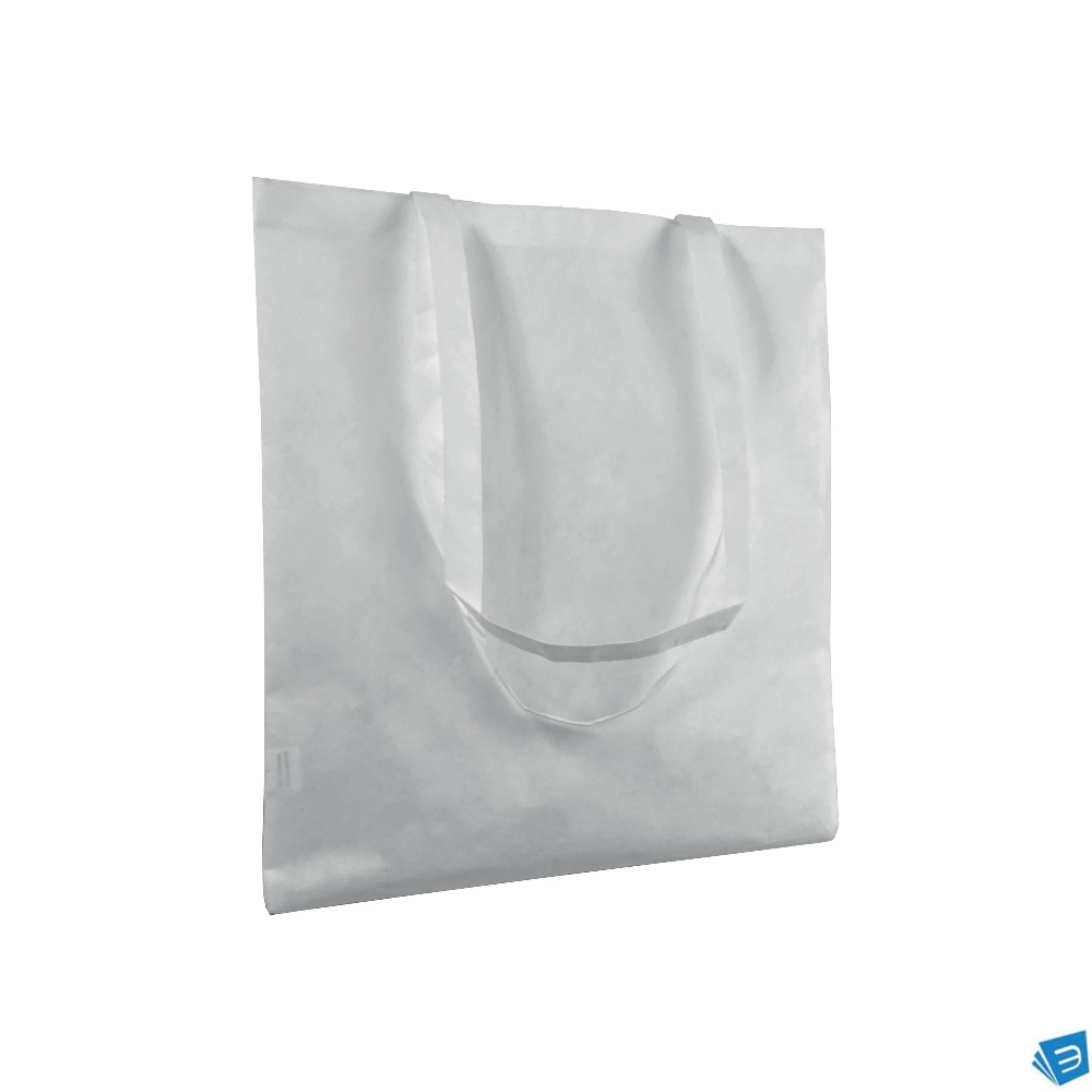 Shopper in TNT 80 g/m2 resistente al calore, adatta per la stampa a sublimazione