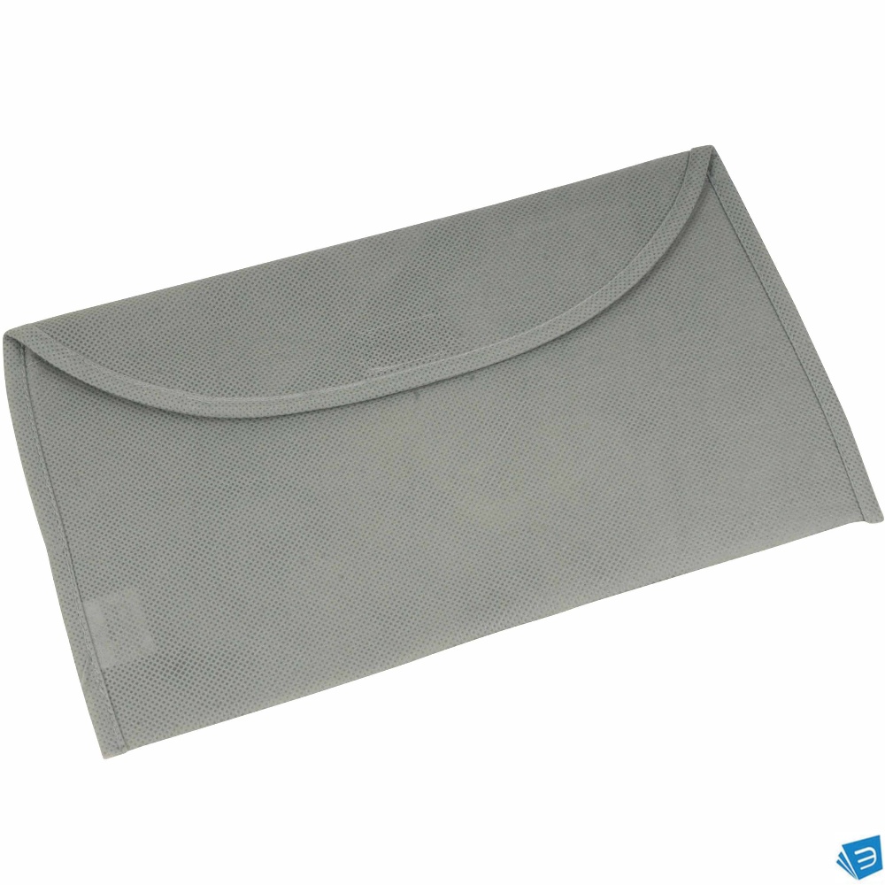 Bustina portadocumenti in TNT 80 Gr m2  chiusura in velcro