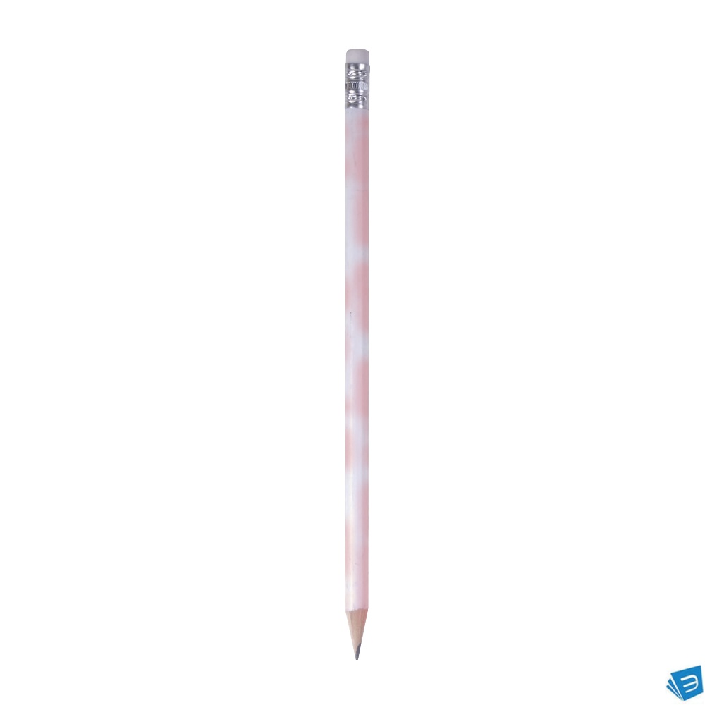 Matita in legno con mina in grafite, a sezione cilindrica, possono essere macchiate rosa