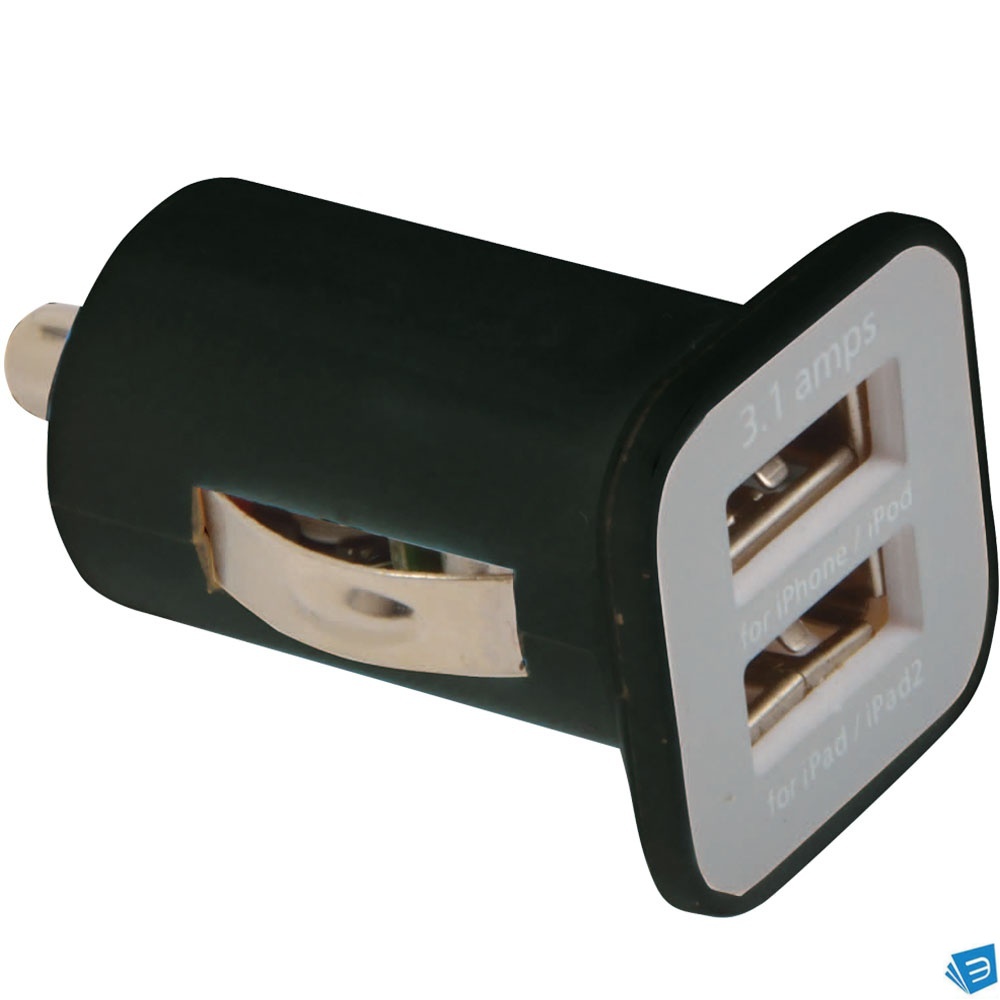 Micro caricabatterie USB da auto , con doppia porta USB